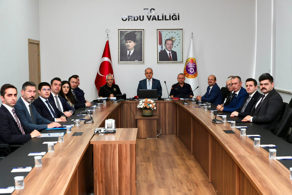 Ordu’da Haziran ayı güvenlik çalışmaları değerlendirildi