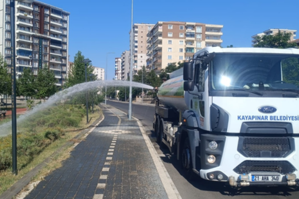 Kayapınar’da seyyar sulama ekibi yaz mesaisine başladı