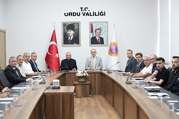 Ordu’da SANTEK toplantısı Vali Erol başkanlığında yapıldı