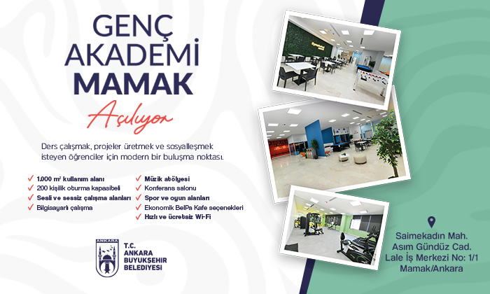 Genç Akademi Mamak Açılıyor