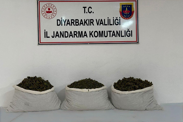 Diyarbakır’da narkotik operasyonu