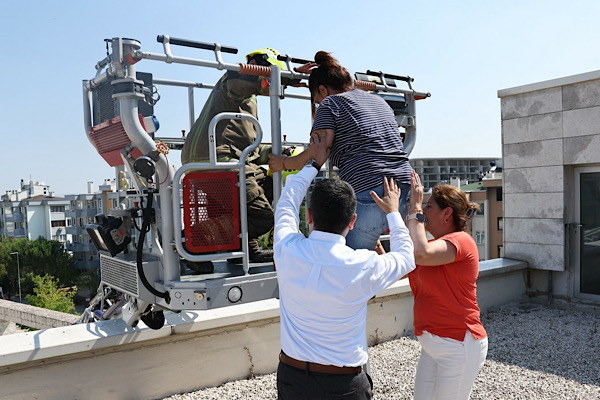 Halk Evi’nde deprem ve yangın tatbikatı gerçekleştirildi