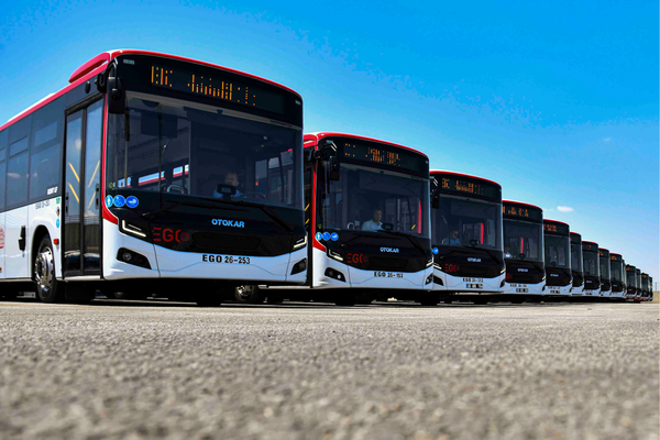 Ankara’da EGO filosuna 20 yeni otobüs eklendi