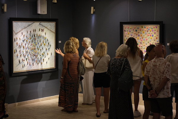 Bodrum’da “Ömrüm Sanatım” adlı retrospektif seçki sergisi açıldı