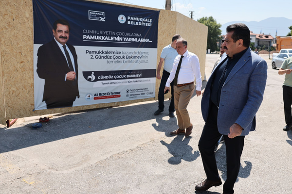 Pamukkale’de ikinci gündüz çocuk bakımevinin temeli atılacak
