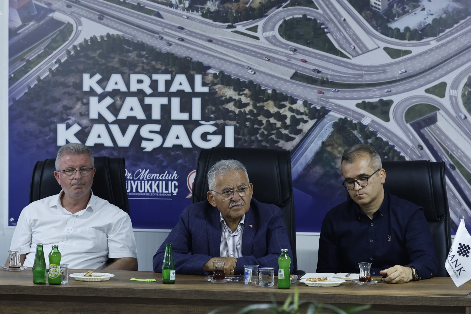 Başkan Büyükkılıç, Kartal Katlı Kavşağı Projesi’nde çalışmaları yerinde inceledi