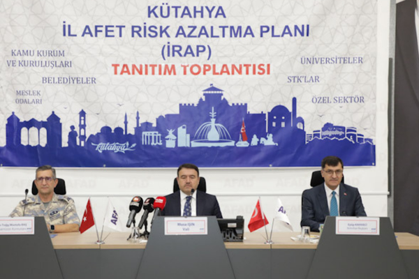 Kütahya’da İl Afet Risk Azaltma Planı toplantısı yapıldı