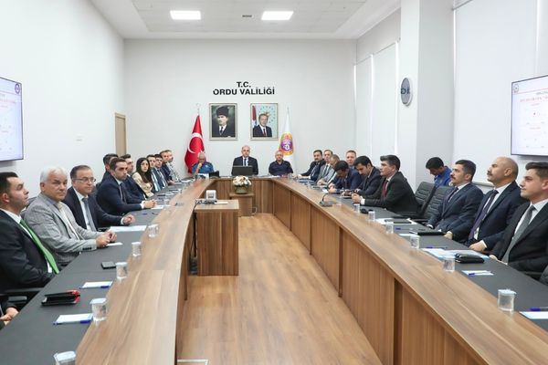 Ordu’da İl Güvenlik ve Asayiş Koordinasyon Toplantısı düzenlendi