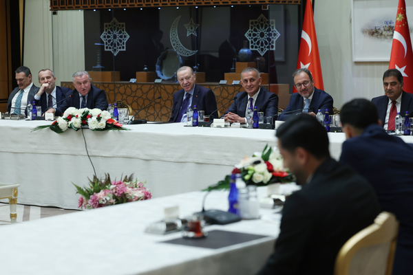 Erdoğan, Trendyol Süper Lig’e çıkan yönetici, teknik heyet ve sporcularını kabul etti