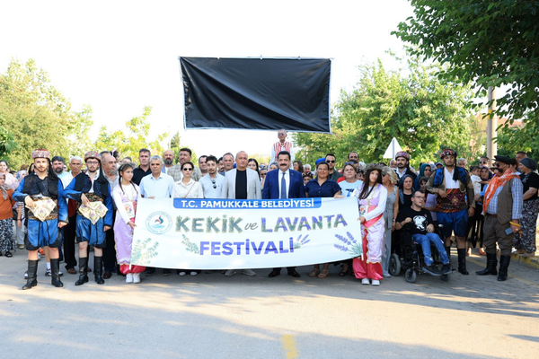 Pamukkale’de Kekik ve Lavanta Festivali düzenlendi