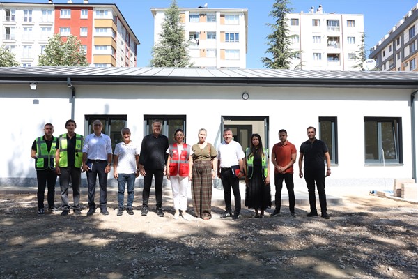 Eskişehir’de şehit yakınları ve gaziler için hazırlanan sosyal tesis Eylül’de açılacak