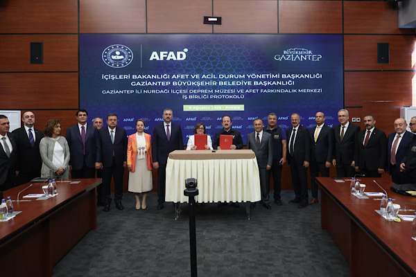  Gaziantep’te Deprem Müzesi ve Afet Farkındalık Merkezi için iş birliği protokolü