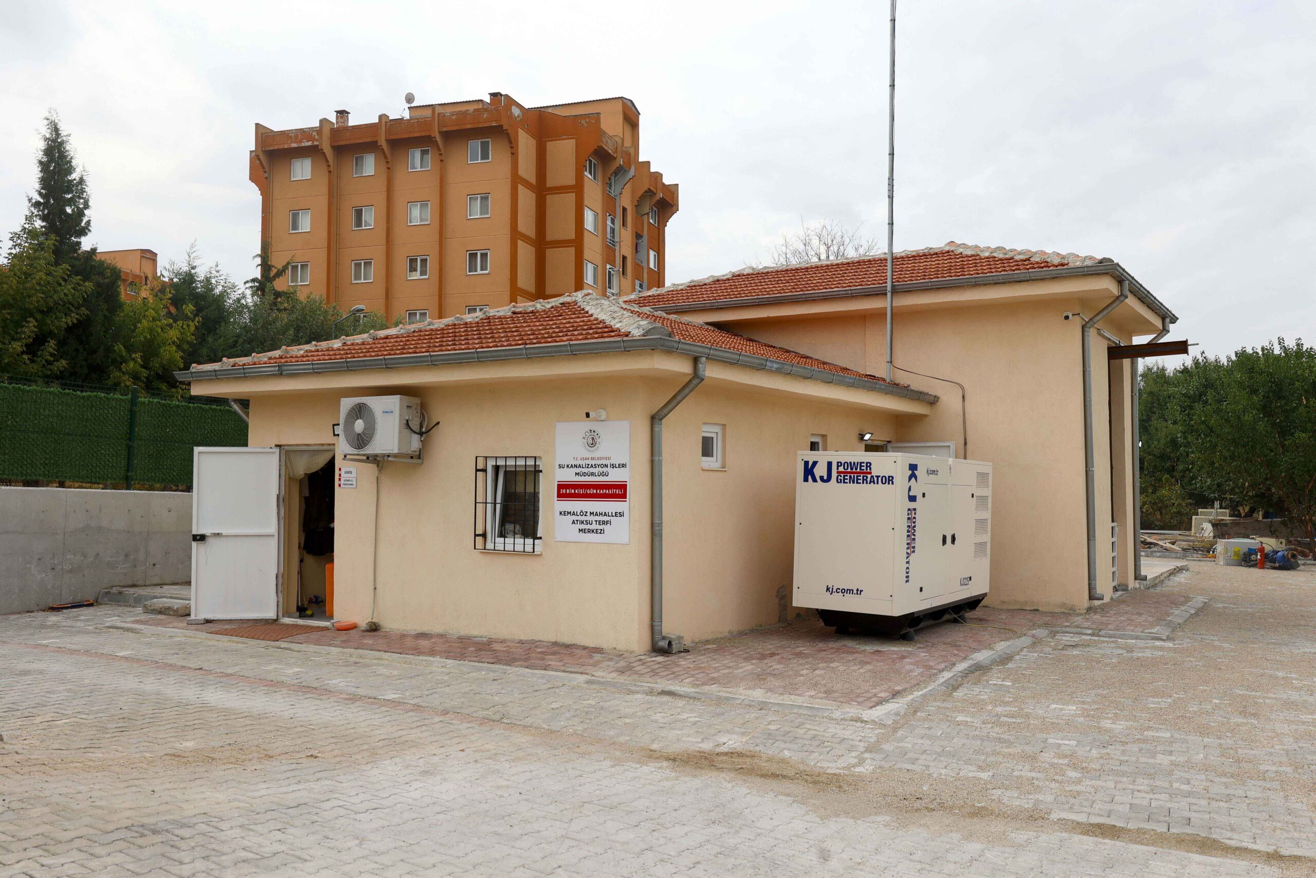 Uşak’ta toki bölgesine yeni atıksu terfi merkezi yapıldı