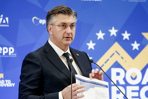 Plenkovic, New York’ta ABD’deki Hırvat toplumuyla bir araya geldi
