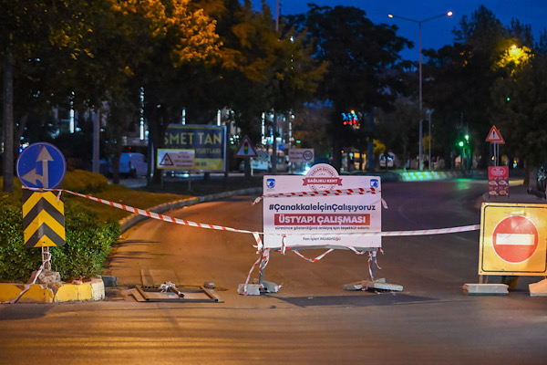 Troya Caddesi’ndeki yenileme çalışmaları tamamlandı