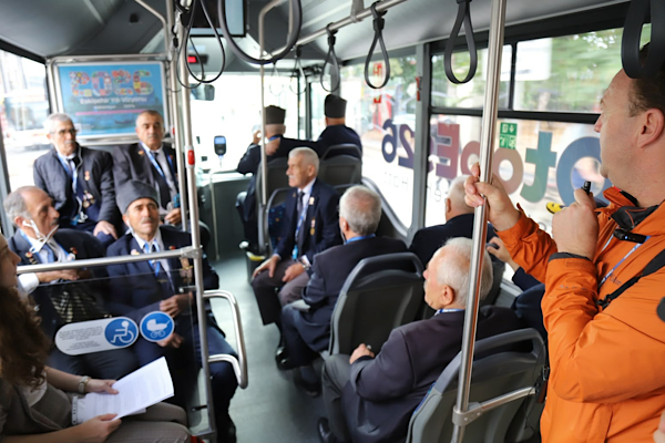 Eskişehir’de gaziler ve çocuklar Otobüs26 turunda buluştu