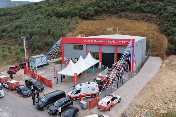 Bursa’da 32’nci itfaiye istasyonu BOSAB’da hizmete alındı