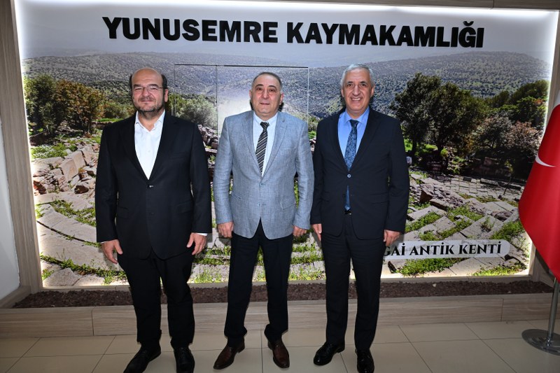 MASKİ’den Şehzadeler ve Yunusemre kaymakamlarına hayırlı olsun ziyareti