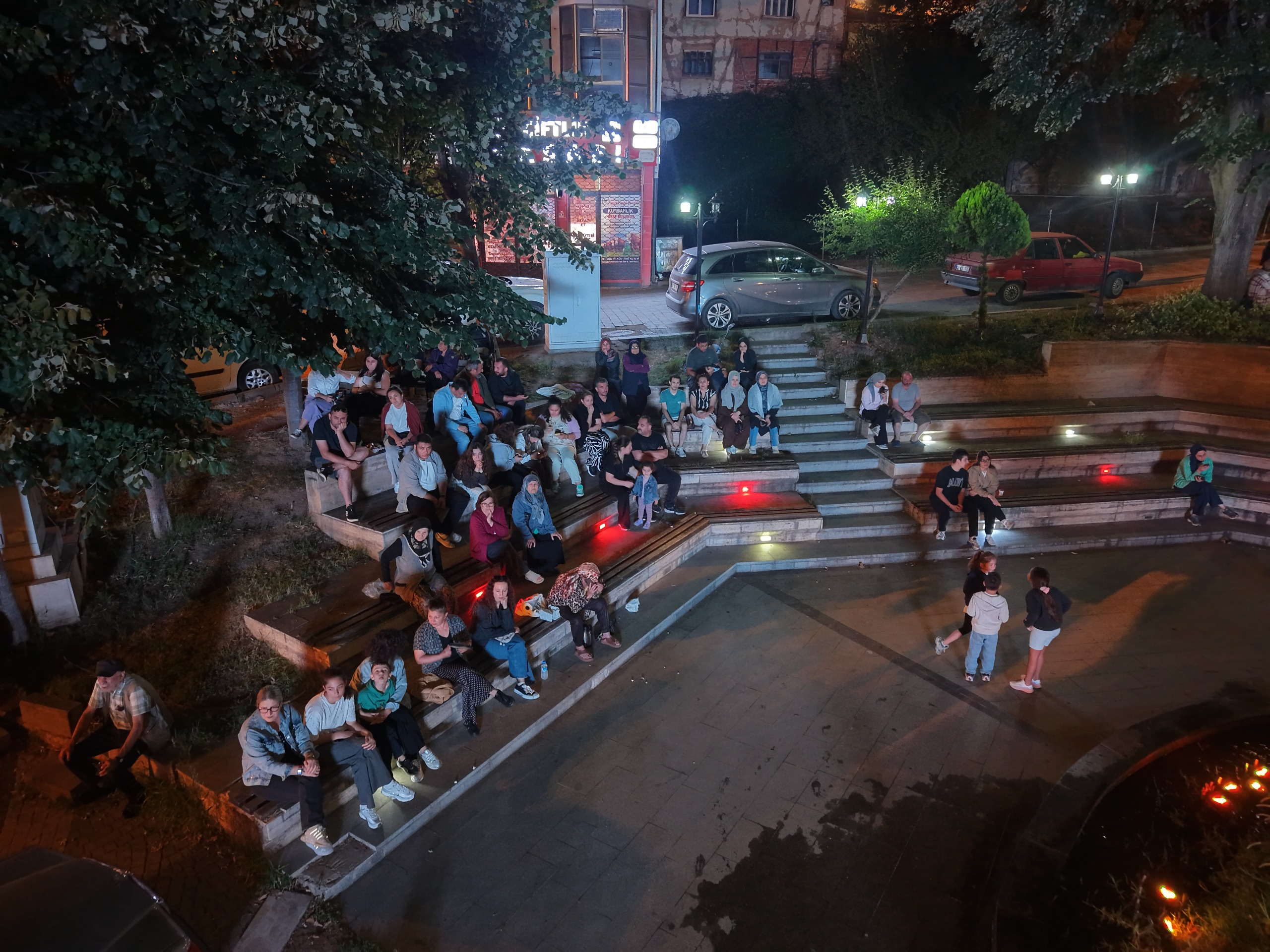 Konuralp Antik Kenti, açık hava sinema akşamına ev sahipliği yaptı