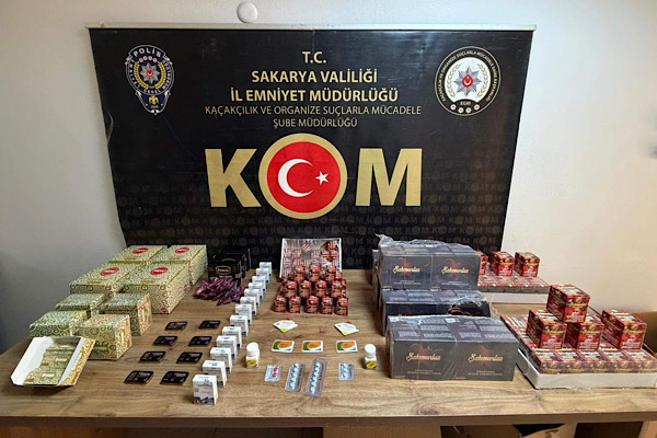 Sakarya’da kaçak ürün operasyonlarında 2 şüpheli yakalandı