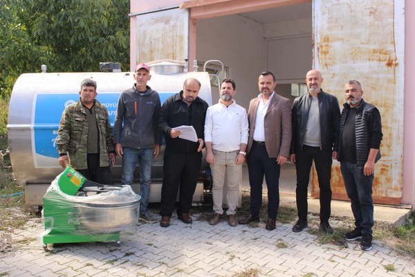 Antalya Büyükşehir Belediyesinden kooperatife ekipman desteği