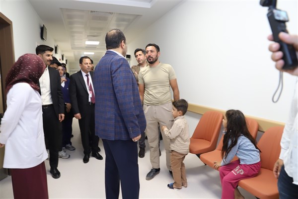 Şanlıurfa İl Sağlık Müdürü Berk, Şanlıurfa Şehir Hastanesini ziyaret etti
