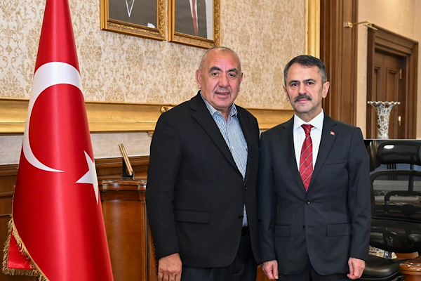 Hüsnü Öncül, Kocaeli Valisi Aktaş’ı ziyaret etti