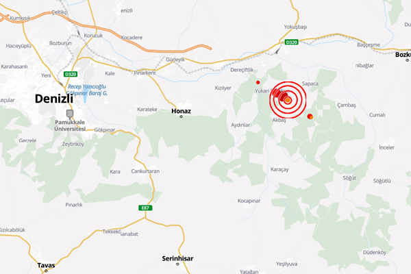 Denizli’de deprem