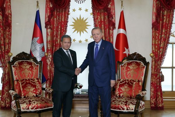 Cumhurbaşkanı Erdoğan, Kamboçya Başbakanı Hun Manet ile görüştü